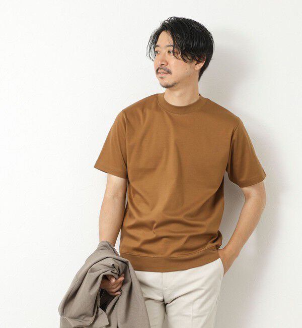 NOLLEY'S goodman「《ビジカジ対応》シルケットスムースドレスTシャツ 25SS」|Tシャツ・カットソー|