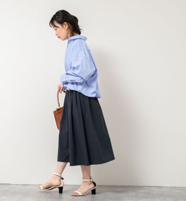 NOLLEY'S「ウォッシャブルライトウェザータック&ギャザースカート」|スカート|
