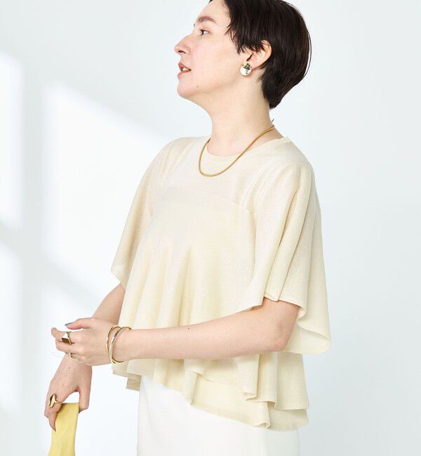 NOLLEY'S sophi「シアーティアードプルオーバーニット」|ニット・セーター|