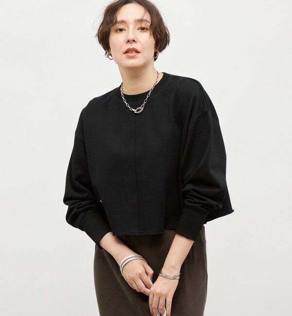 NOLLEY'S「ショート丈裏毛スウェット」|スウェット・ジャージ|