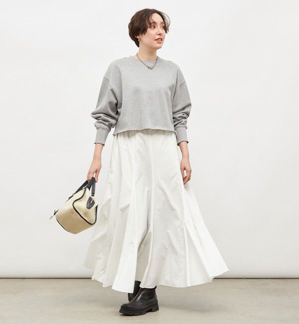 NOLLEY'S「ショート丈裏毛スウェット」|スウェット・ジャージ|