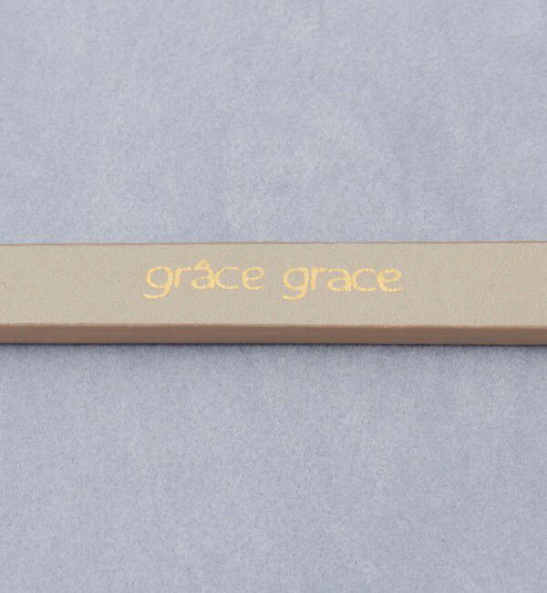grace grace「【grace grace/グラスグラス】ダブルロールベルトブレス」|ブレスレット・バングル|