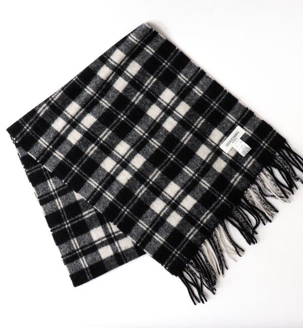 NOLLEY'S goodman「ベビーウールマフラー35」|マフラー|ブラック・グレー系1