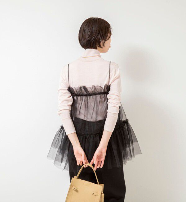 NOLLEY'S sophi「ウォッシャブルチュール2WAYブラウス」|キャミソール|