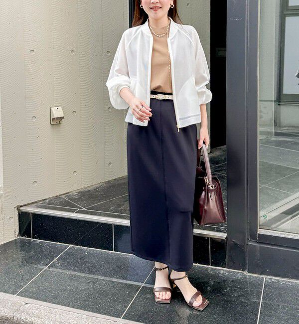 NOLLEY'S sophi「《セットアップ対応》ウォッシャブルライトダンボール2WAYタイトスカート」|タイト|