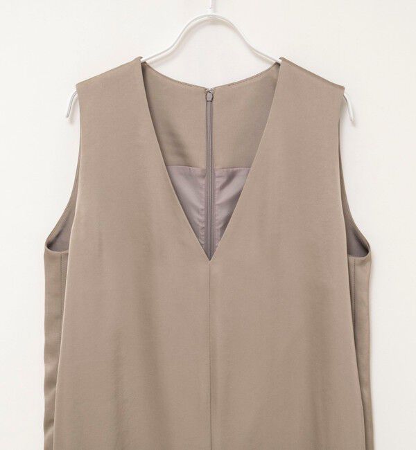 MAQWEL「【MAQWEL/マクウェル】ウォッシャブルサテンワンピース」|ワンピース|