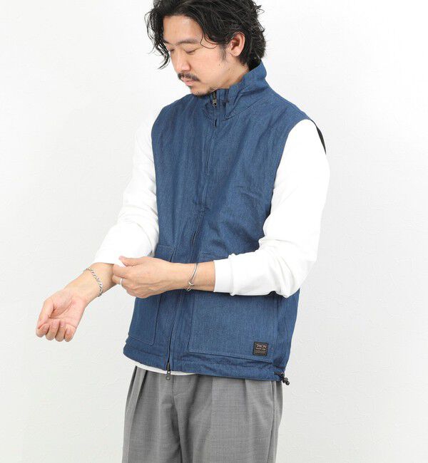 NOLLEY'S goodman「【TAION/タイオン】NON DOWN MILITARY R/S HI NECK VEST 26SS」|ベスト・ジレ|