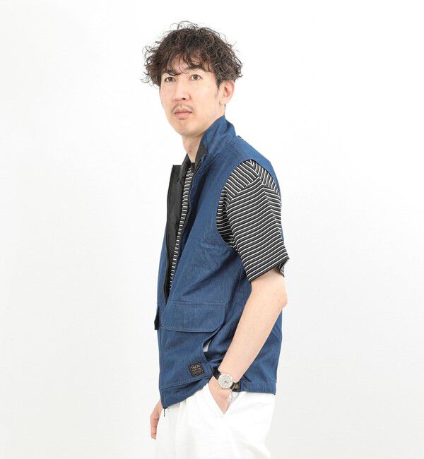 NOLLEY'S goodman「【TAION/タイオン】NON DOWN MILITARY R/S HI NECK VEST 26SS」|ベスト・ジレ|