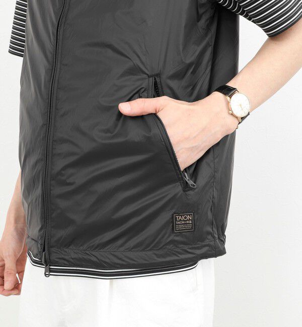 NOLLEY'S goodman「【TAION/タイオン】NON DOWN MILITARY R/S HI NECK VEST 26SS」|ベスト・ジレ|