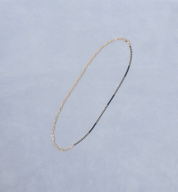 grace grace「【grace grace/グラスグラス】チェーン&times;天然石アレンジネックレス」|ネックレス|