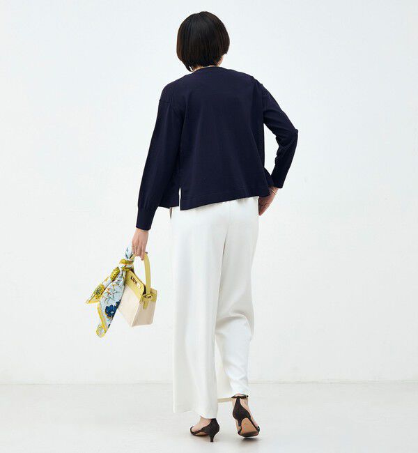 NOLLEY'S「《セットアップ対応》ウォッシャブルイージーツイルセミワイドパンツ」|その他|