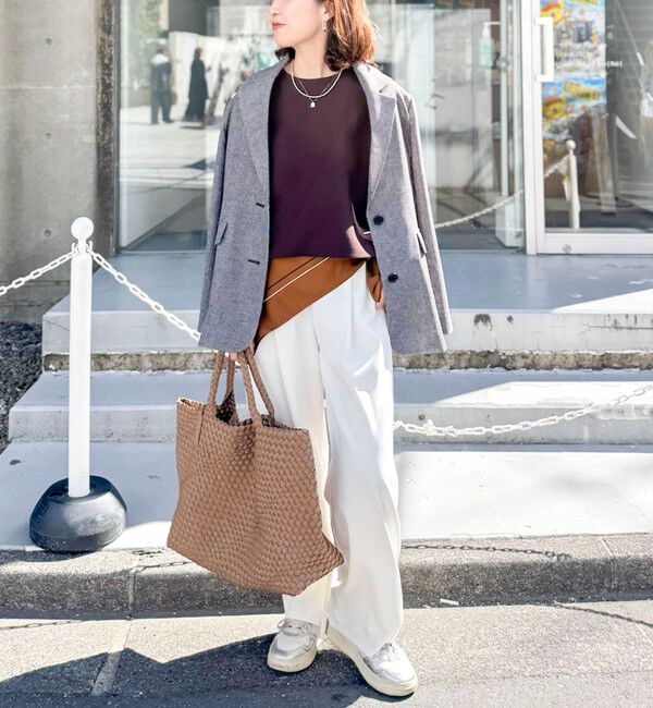 NOLLEY'S「ウォッシャブルカラミオーバージャケット」|テーラードジャケット|