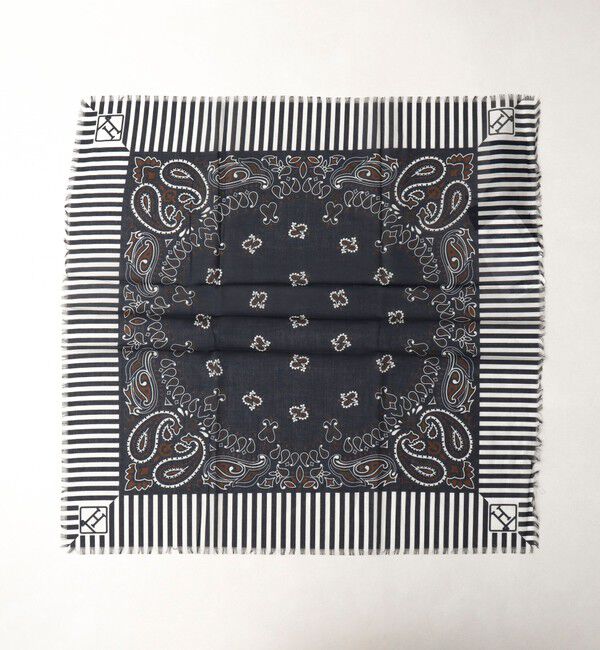 NOLLEY'S goodman「《HERNO》PAISLEY PRINT SCARF ペイズリープリント コットンスカーフ 26SS」|バンダナ・スカーフ|
