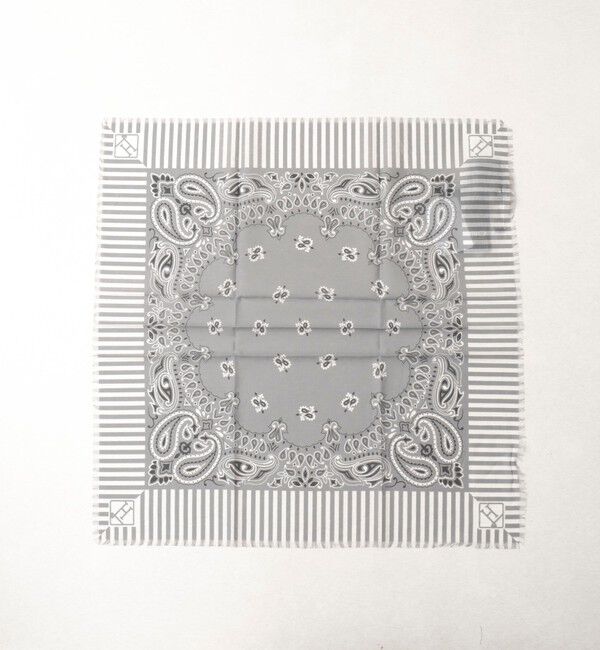 NOLLEY'S goodman「《HERNO》PAISLEY PRINT SCARF ペイズリープリント コットンスカーフ 26SS」|バンダナ・スカーフ|
