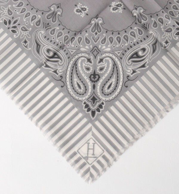 NOLLEY'S goodman「《HERNO》PAISLEY PRINT SCARF ペイズリープリント コットンスカーフ 26SS」|バンダナ・スカーフ|