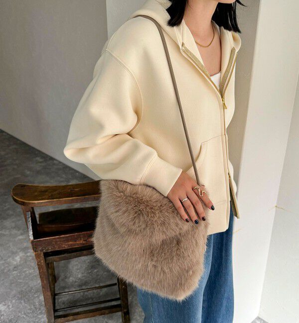 fredy emue「エコファースクエアワンショルバック」|ハンドバッグ|