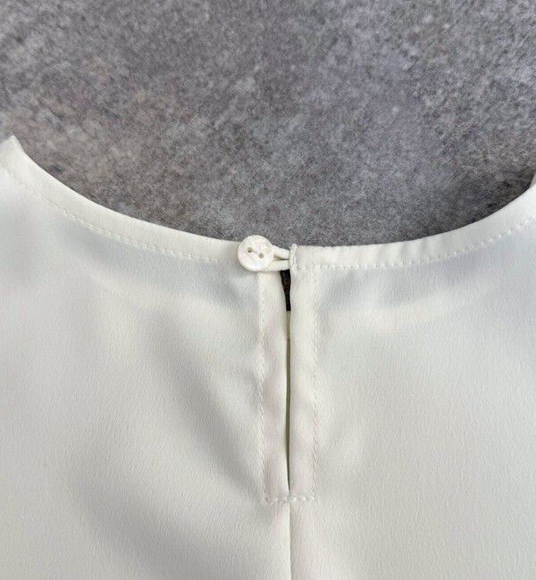 fredy emue「【WEB限定カラーあり】サテン半袖Tシャツブラウス」|シャツ・ブラウス|