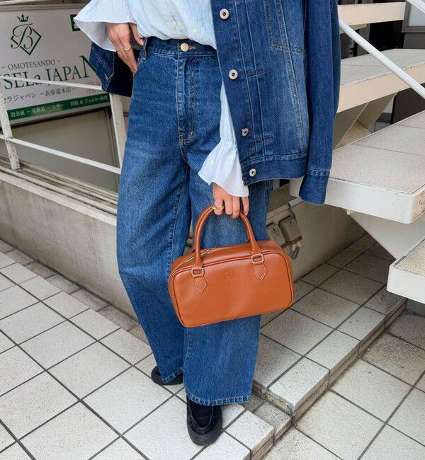 fredy emue「FR横長レザーボストンバッグ」|ショルダー・メッセンジャー|