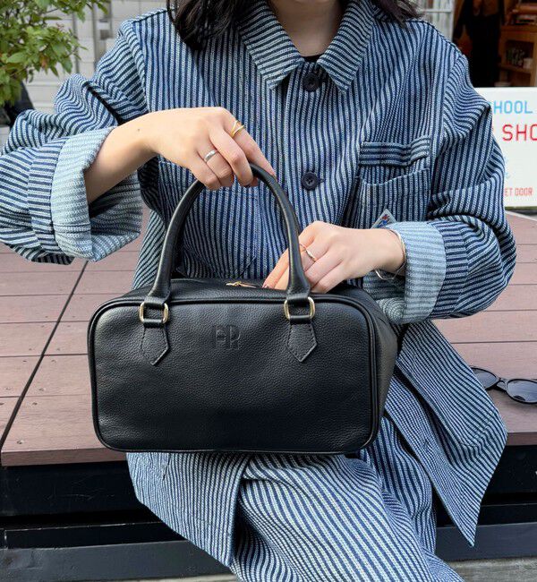 fredy emue「FR横長レザーボストンバッグ」|ショルダー・メッセンジャー|