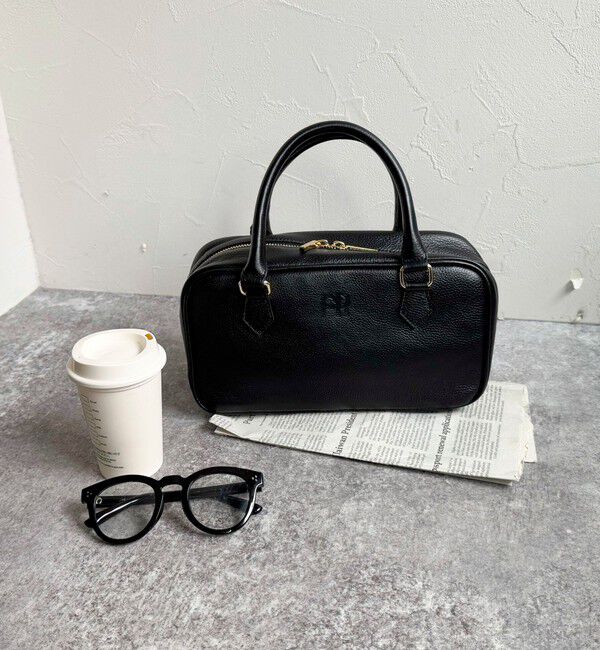 fredy emue「FR横長レザーボストンバッグ」|ショルダー・メッセンジャー|