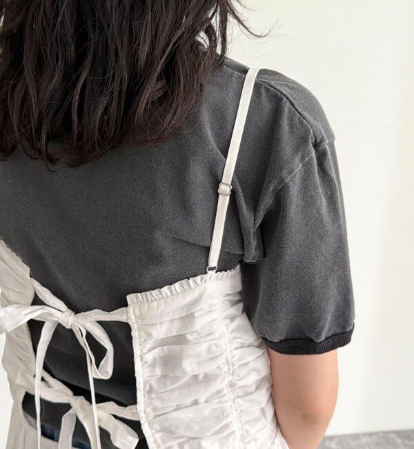 fredy emue「ギャザーキャミソールビスチェ」|キャミソール|