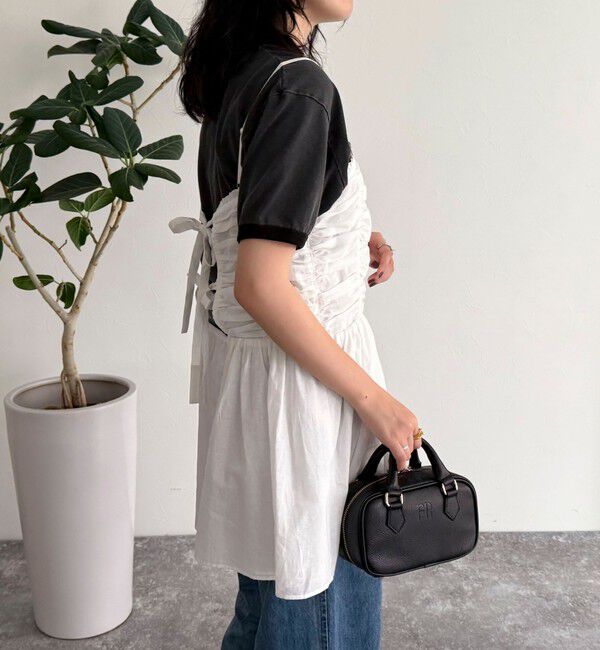 fredy emue「ギャザーキャミソールビスチェ」|キャミソール|