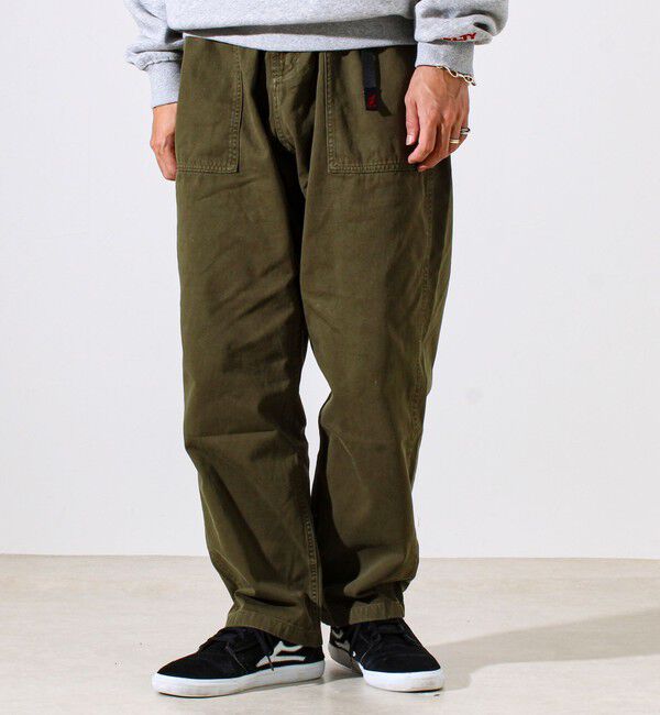 GLOSTER「【GRAMICCI】LOOSE TAPERED RIDGE PANT ルーズテーパードリッジパンツ」|チノ|