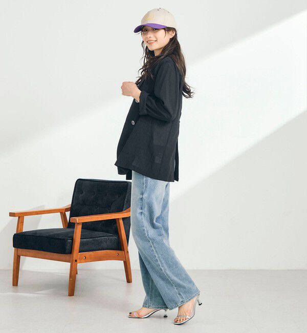 fredy emue「リネン混ライトダブルジャケット」|テーラードジャケット|