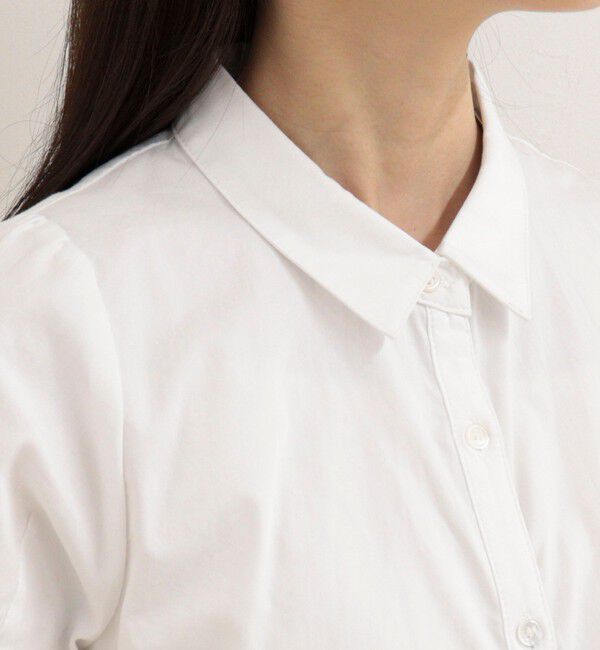 fredy emue「フロントギャザーちび袖ブラウス」|シャツ・ブラウス|