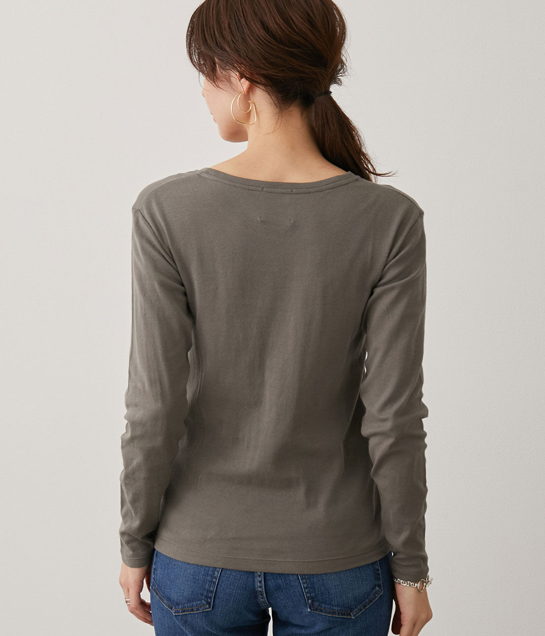 SALON adam et rope'「【Smile Cotton】クルーネックプルオーバー」|Tシャツ・カットソー|