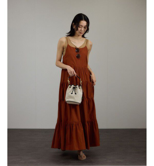 SALON adam et rope'「シアーコントラストカップ付きタンク」|タンクトップ|