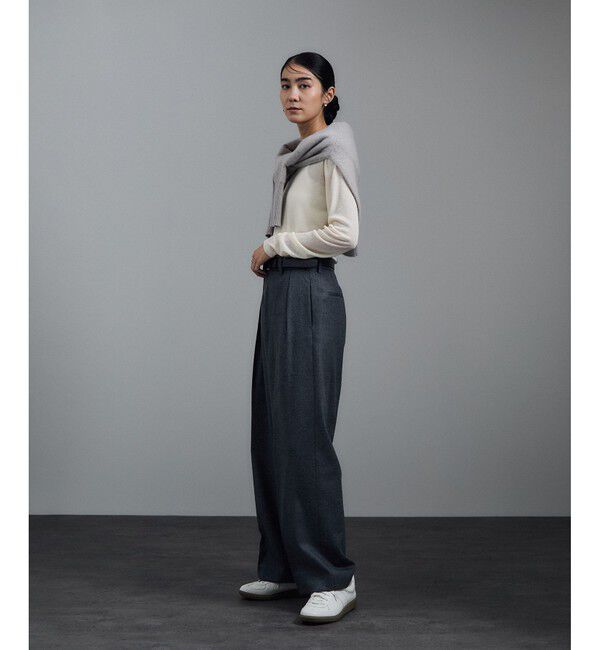 SALON adam et rope'「【WEB限定】シアーウールロングスリーブブルオーバー」|Tシャツ・カットソー|