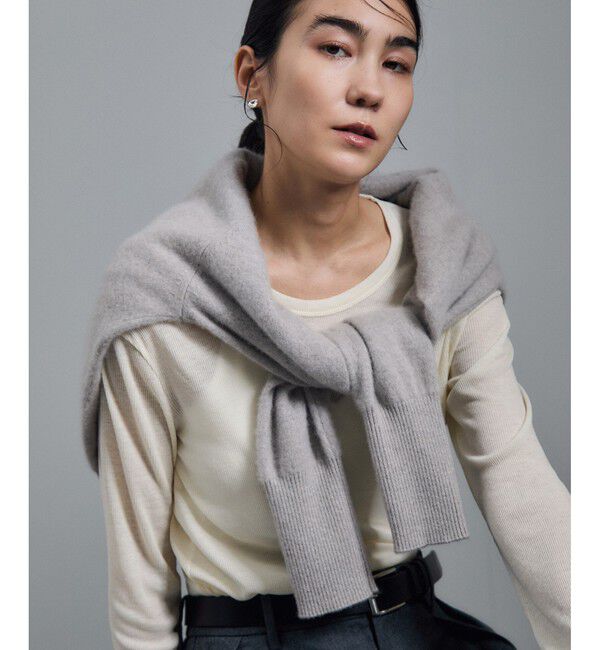 SALON adam et rope'「【WEB限定】シアーウールロングスリーブブルオーバー」|Tシャツ・カットソー|