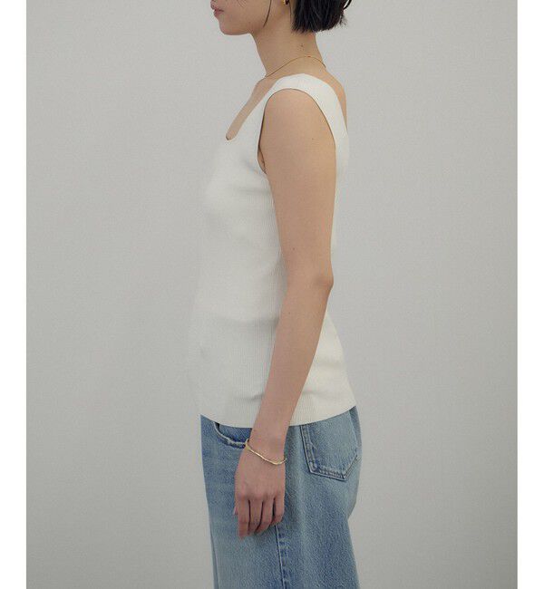 SALON adam et rope'「シルクリブタンクトップ」|タンクトップ|