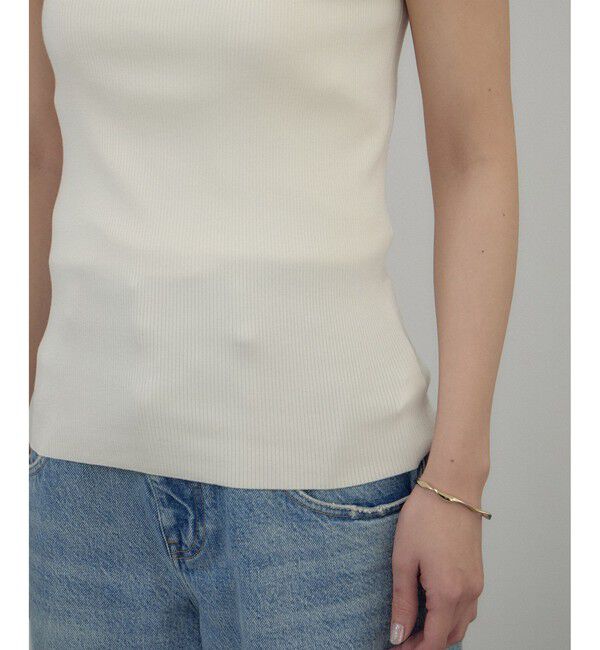 SALON adam et rope'「シルクリブタンクトップ」|タンクトップ|