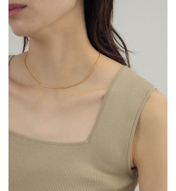 SALON adam et rope'「シルクリブタンクトップ」|タンクトップ|