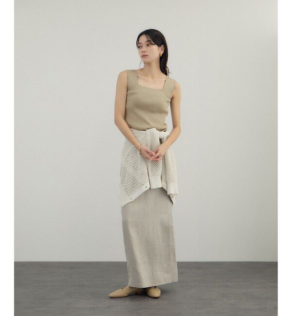 SALON adam et rope'「シルクリブタンクトップ」|タンクトップ|