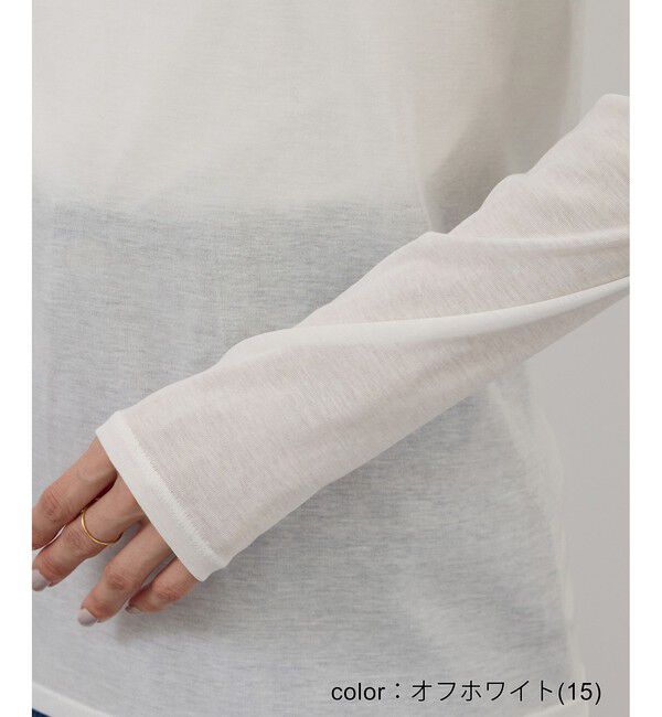 SALON adam et rope'「【WEB限定】ハイツイストシアーロンT」|Tシャツ・カットソー|