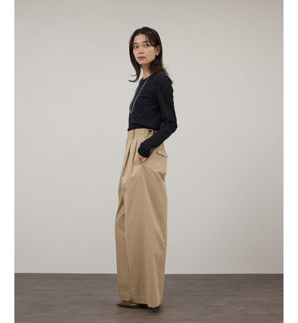 SALON adam et rope'「【WEB限定】ハイツイストシアーロンT」|Tシャツ・カットソー|