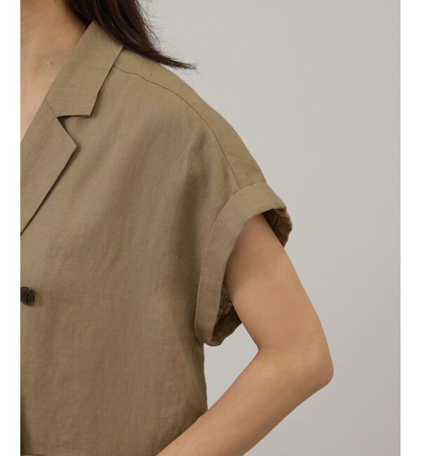 SALON adam et rope'「【WEB限定】ヨーロピアンリネンテーラードオールインワン」|オールインワン|