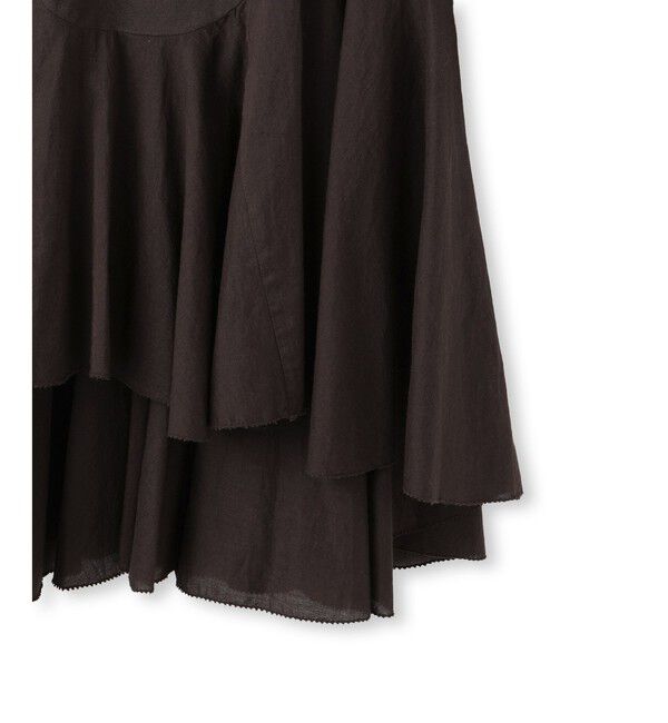 SALON adam et rope'「【AAYUSHI（アユーシ） for SALON】別注ペプラムラッフルTシャツ」|Tシャツ・カットソー|