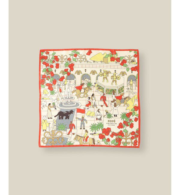 ROPE「【4 ARTIST for ROPE'】コラボ シルクスカーフ/Sサイズ」|バンダナ・スカーフ|