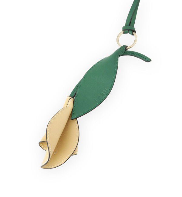 ROPE「【teau・牛革】panier pansy ring charm（キー/バッグチャーム・ネックレス）」|チャーム・キーホルダー|