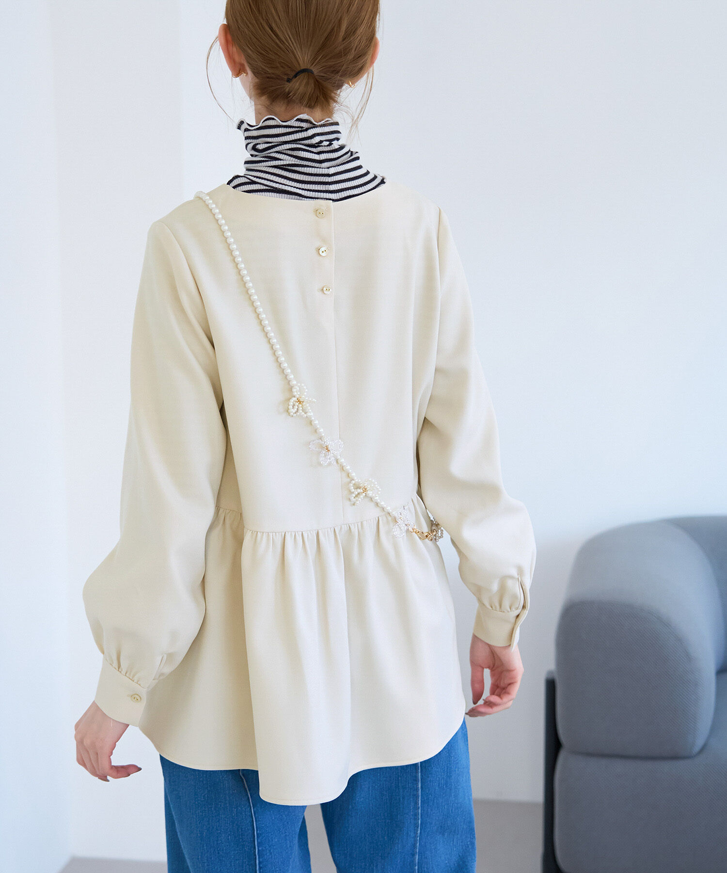 Rope&rsquo;Picnic「ペプラムブラウス/セットアップ対応」|シャツ・ブラウス|