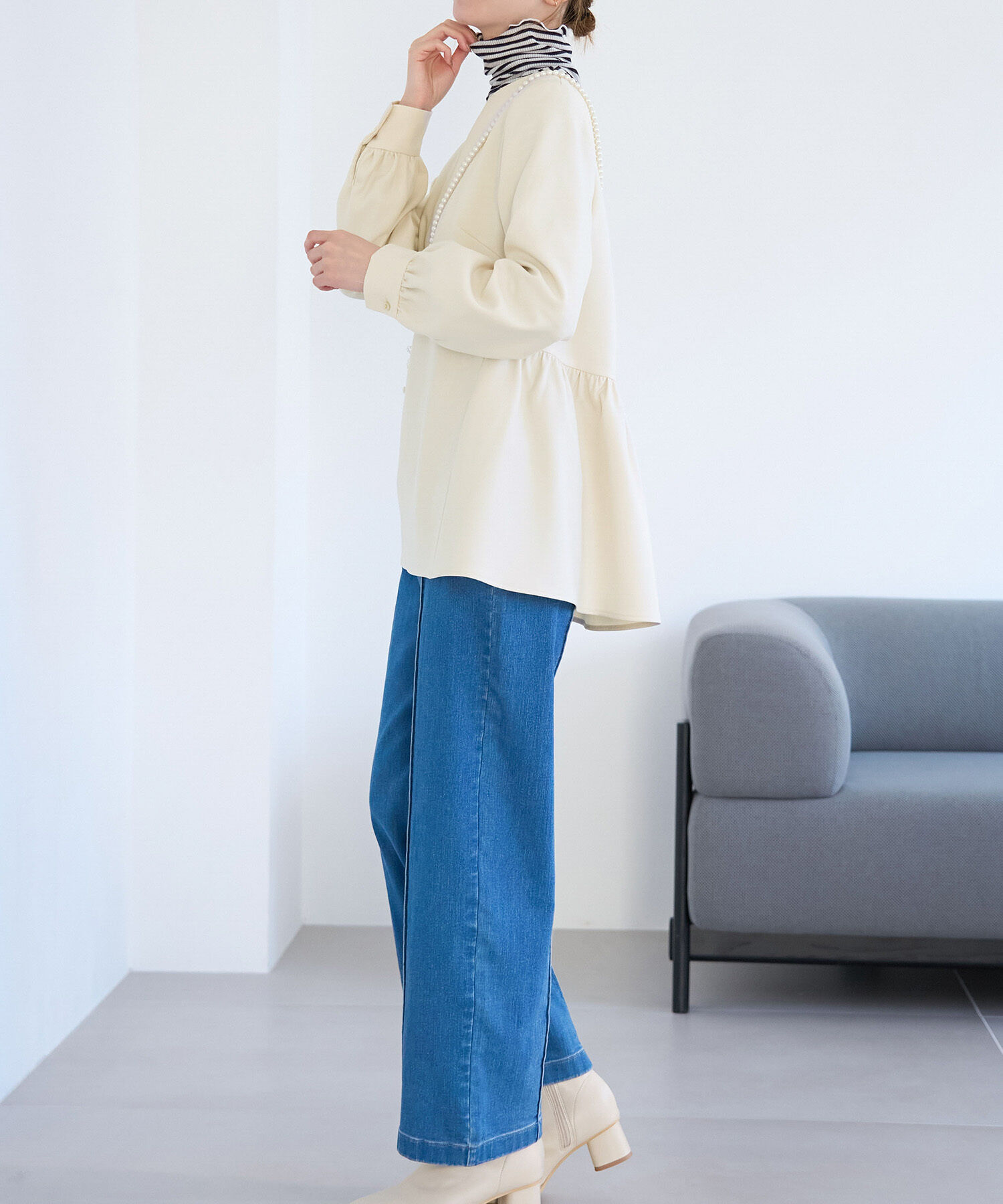 Rope&rsquo;Picnic「ペプラムブラウス/セットアップ対応」|シャツ・ブラウス|