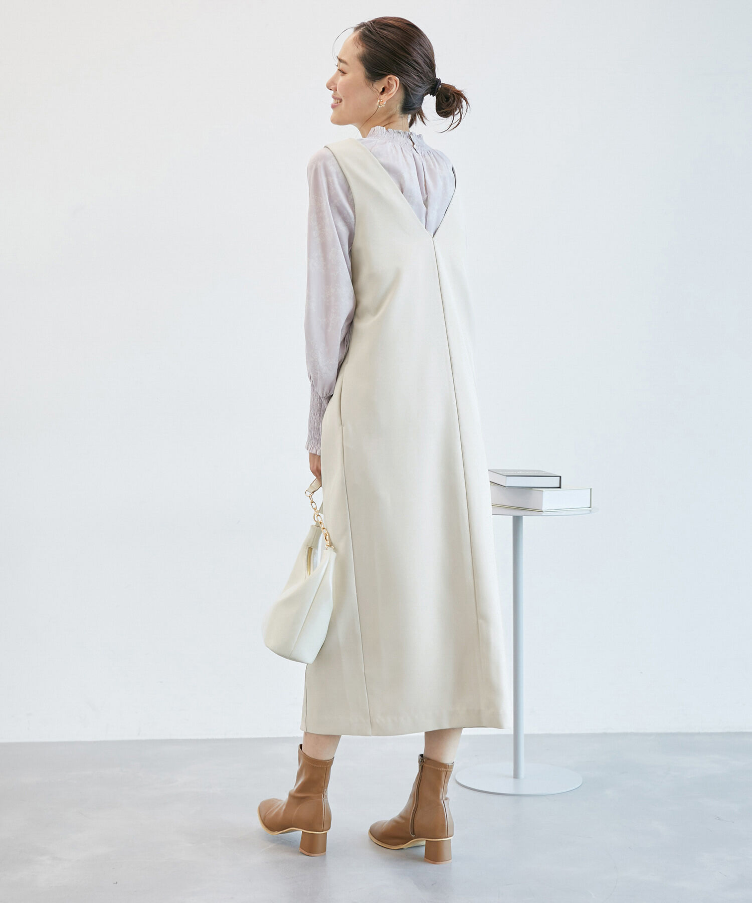 Rope&rsquo;Picnic「ブライトシリーズ/ジャンパースカート/2WAY・リンクコーデ」|ジャンパースカート|