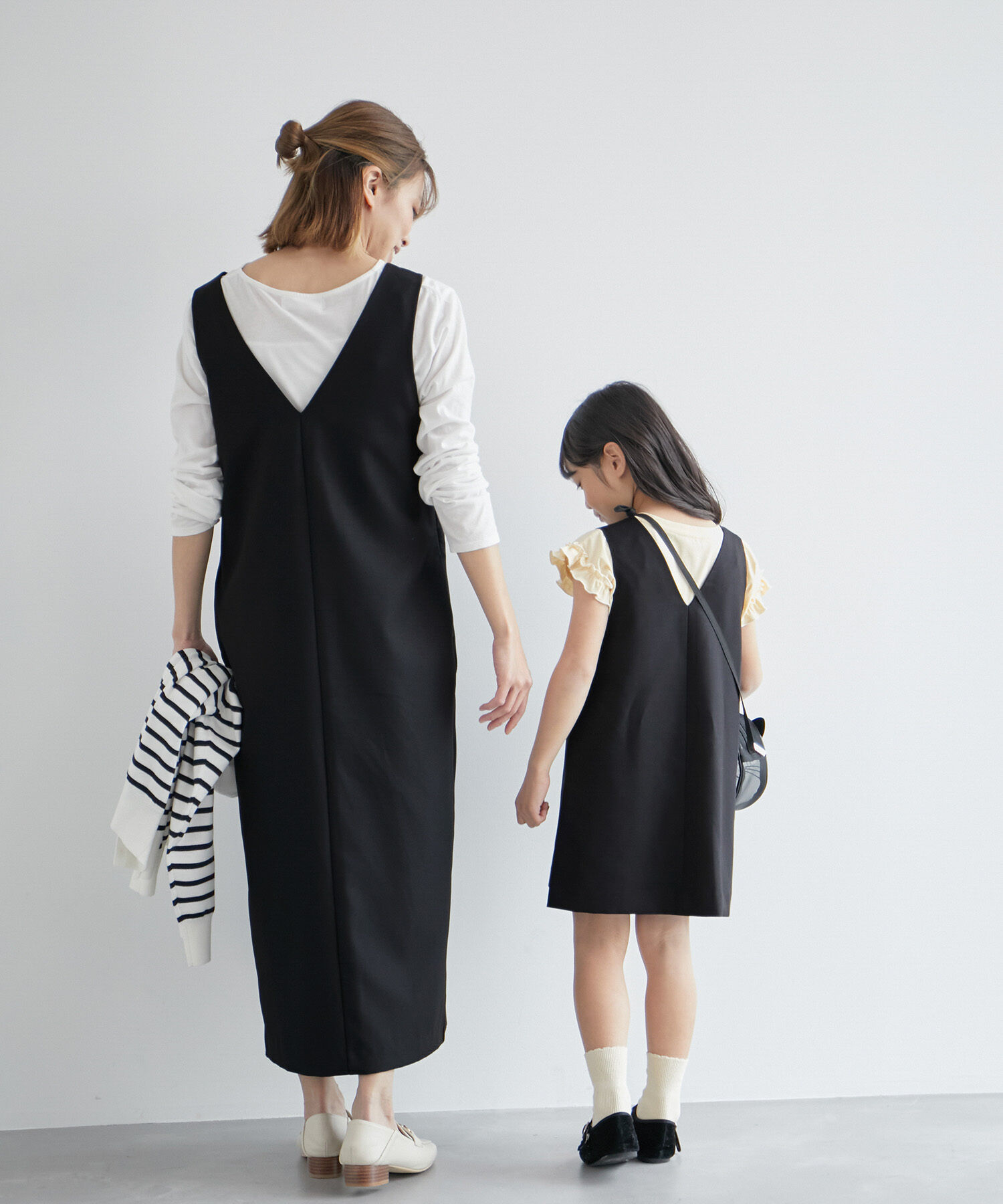 Rope&rsquo;Picnic「ブライトシリーズ/ジャンパースカート/2WAY・リンクコーデ」|ジャンパースカート|