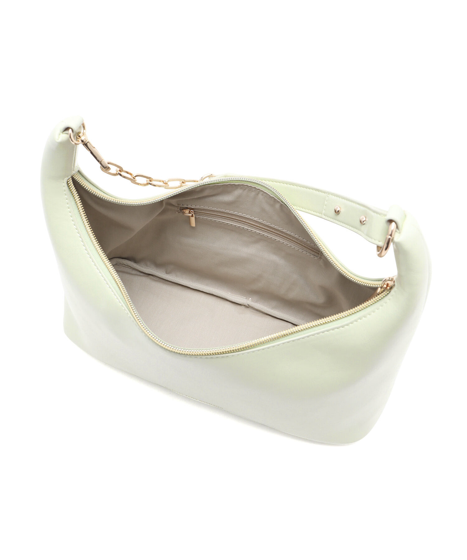 ROPE PICNIC PASSAGE「リンクルエナメルワイドワンショルダー＆クラッチバッグ」|ショルダー・メッセンジャー|