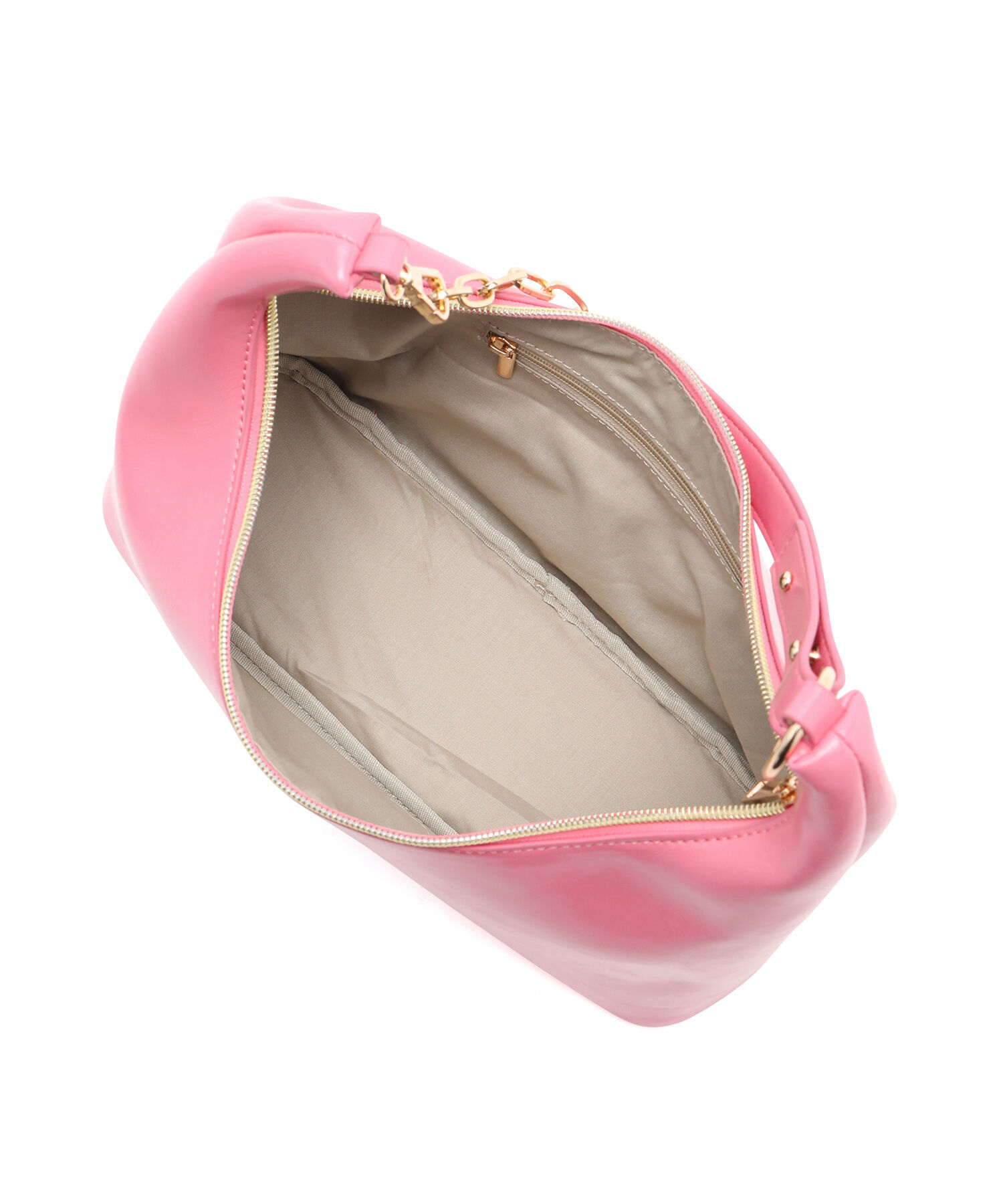 ROPE PICNIC PASSAGE「リンクルエナメルワイドワンショルダー＆クラッチバッグ」|ショルダー・メッセンジャー|