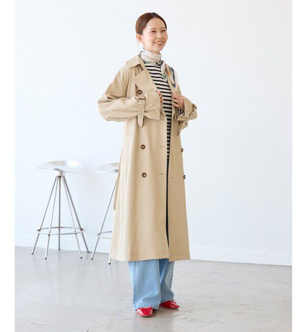 Rope&rsquo;Picnic「刺繍入りボーダーカットトップス」|Tシャツ・カットソー|